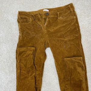 Brown corduroy jeans